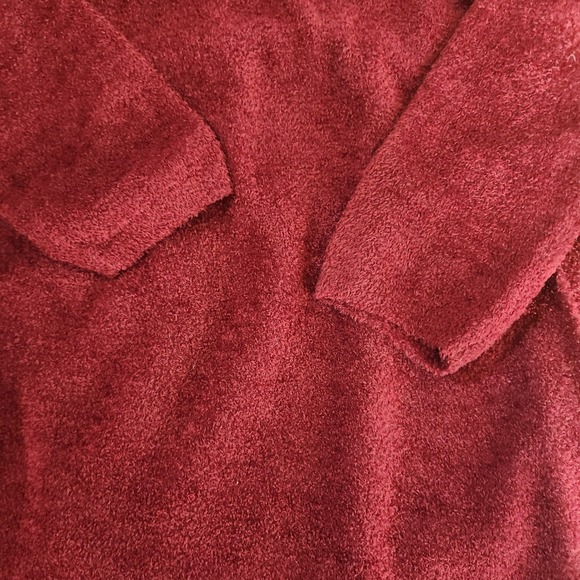 Barefoot Dreams Bamboo Chic Lite Red Longline Open Cardigan L/XL Calypso Drape - Picture 10 of 10